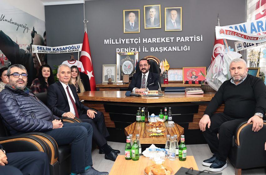 Baskan Osman Zolandan MHPye ziyaret 4 - Başkan Zolan’dan MHP'ye ziyaret